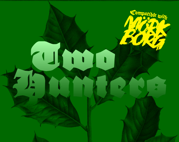 Cover image for Two Hunters - an album crawl for Mörk Borg