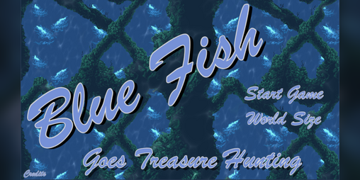 Cover image for Blue Fish Goes Treasure Hunting