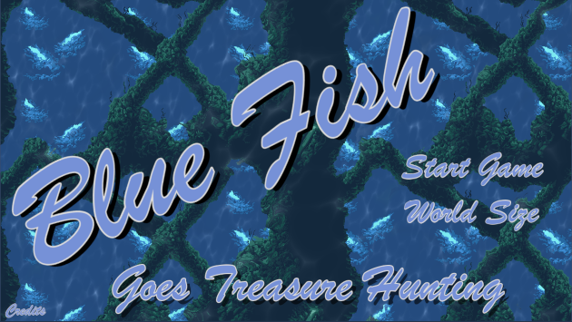 Cover image for Blue Fish Goes Treasure Hunting