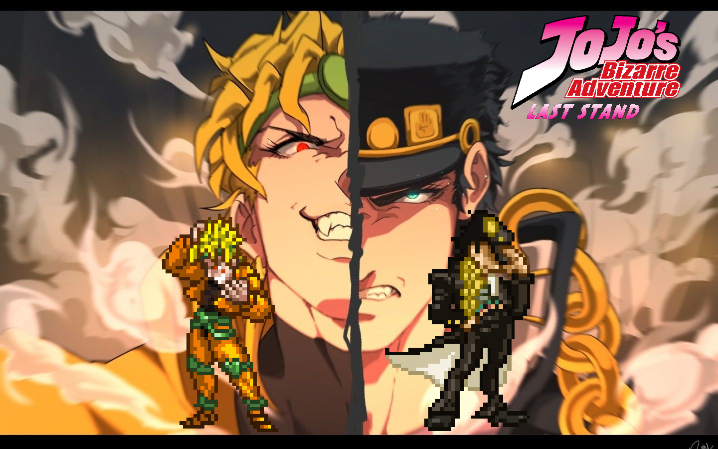 JOJO BIZARRE ADVENTURE JUS PARA ANDROID E PC, COM CHARS