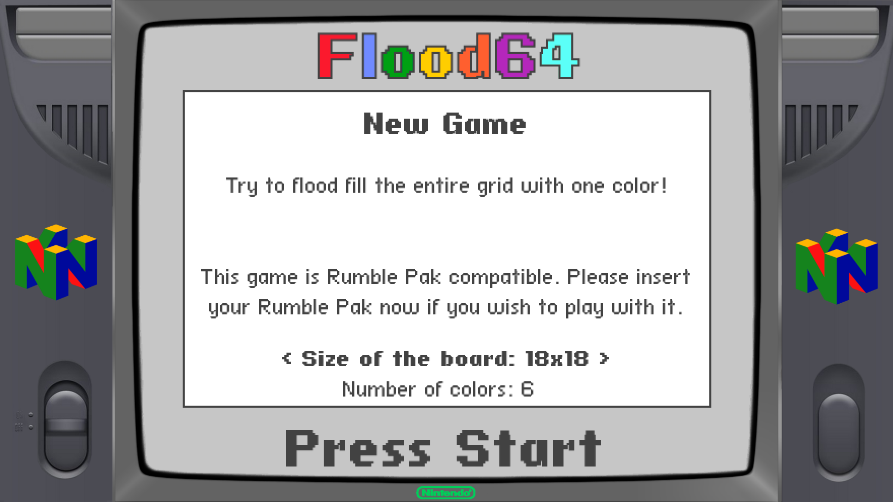 Flood64 for Nintendo 64