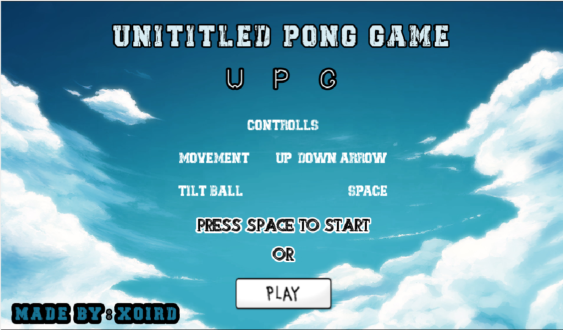 Cover image for Untitled Pong Game