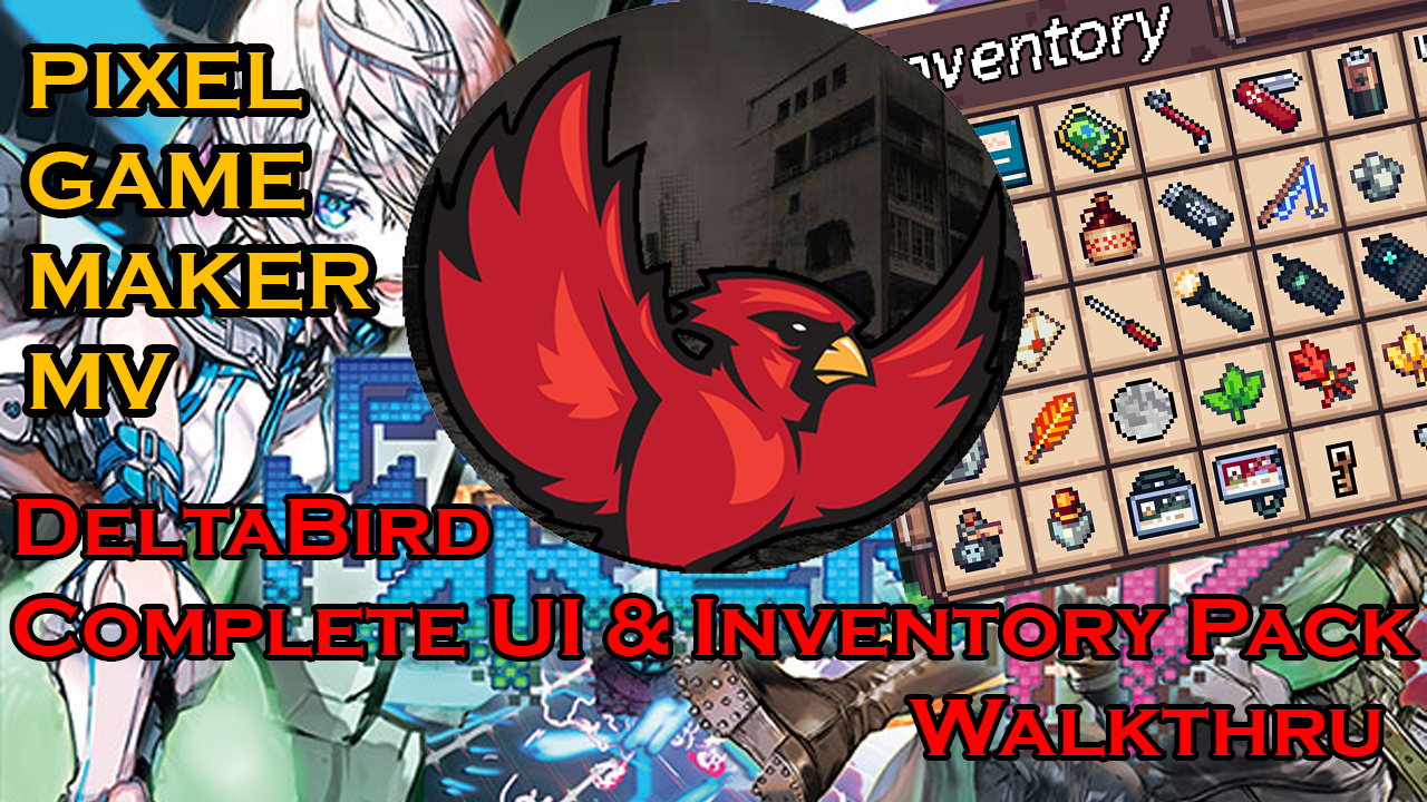 Complete Inventory & UI System FREE - Pixel Game Maker MV