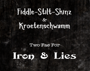 Iron & Lies Supplements  