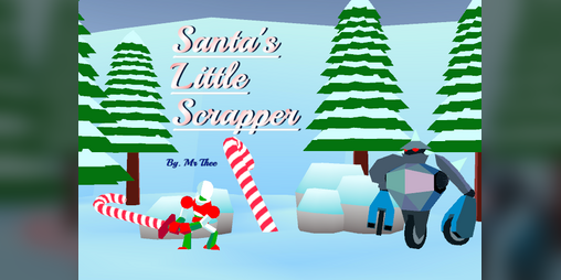 Cover image for Santa's Little Scrapper