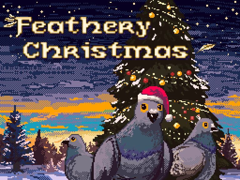 Cover image for Feathery Christmas