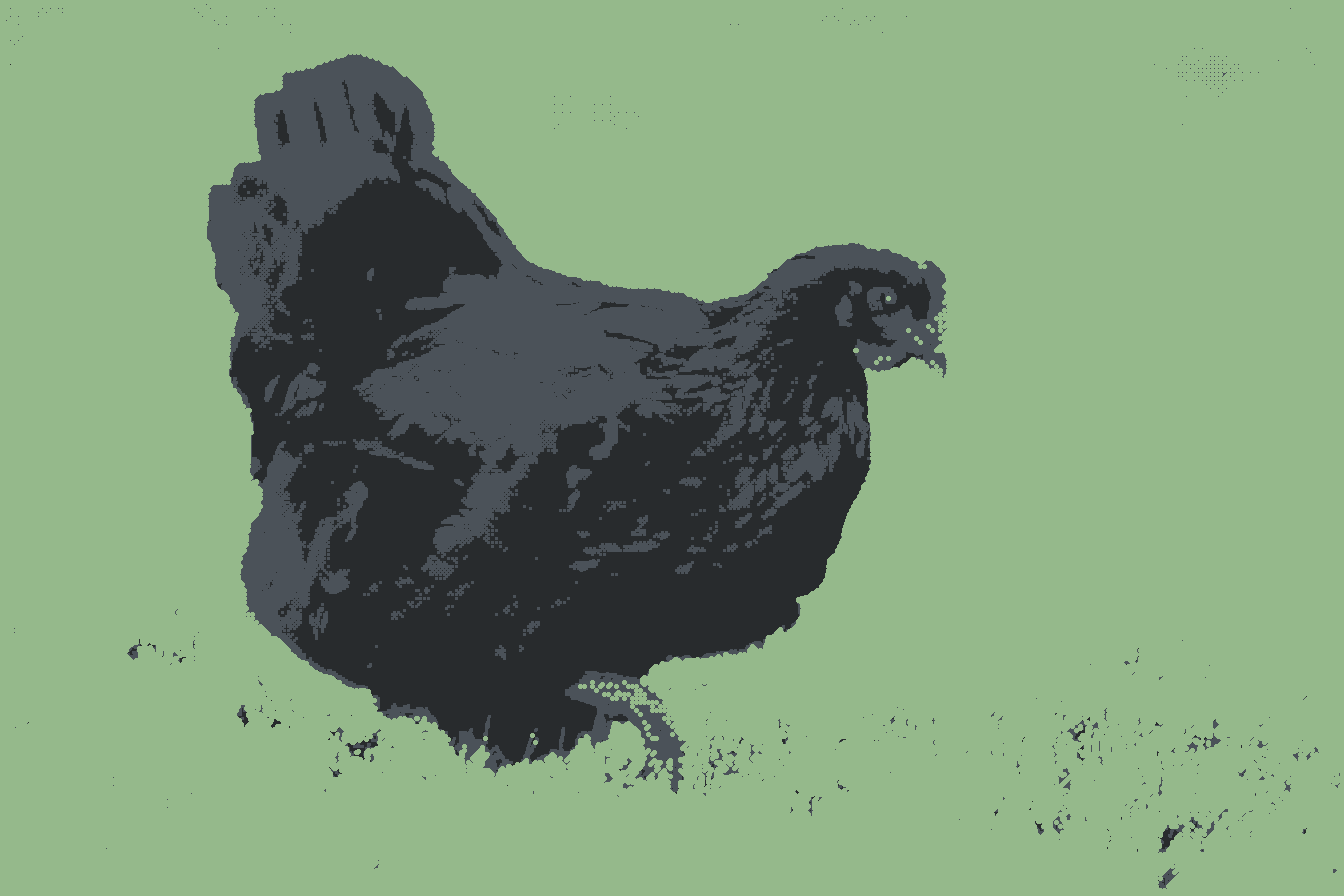 A CLUTCH OF CHICKENS IN THE POSTAPOCALYPSE 1000 STRONG by droqen