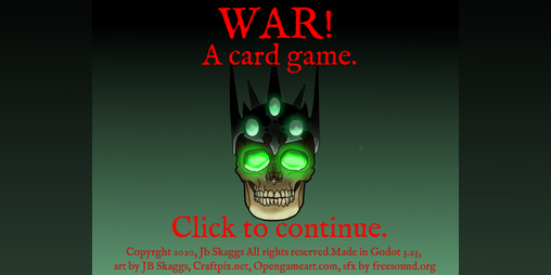 Cover image for War! A card game. (Beta release)