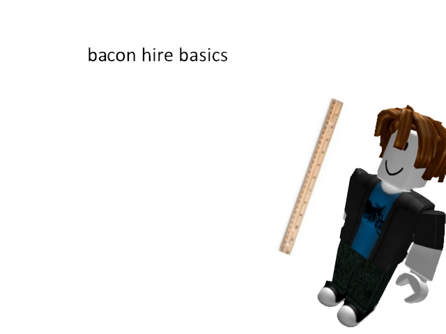 Roblox bacon hair for a mod