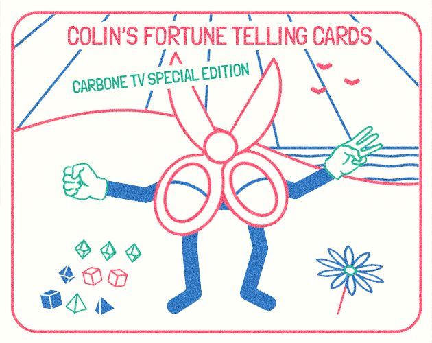 Colin's Fortune Telling Cards - Carbone TV Edition