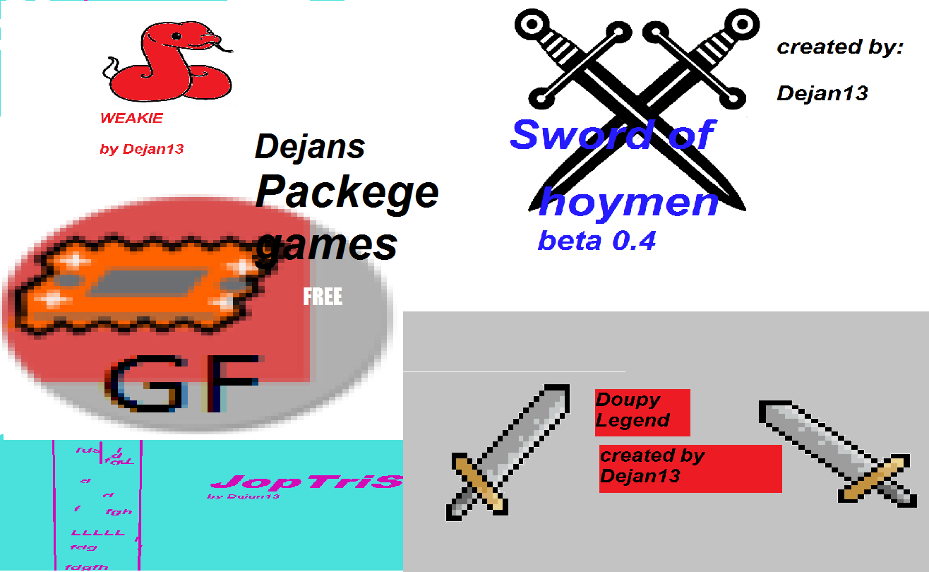 Dejans package of games