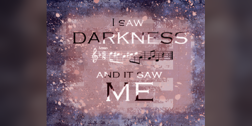 Cover image for I saw DARKNESS and it saw ME