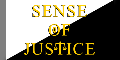 Cover image for Sense of justice