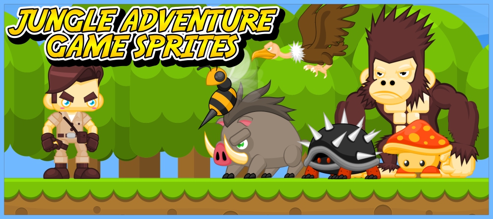 Jungle Adventure - Game Sprites