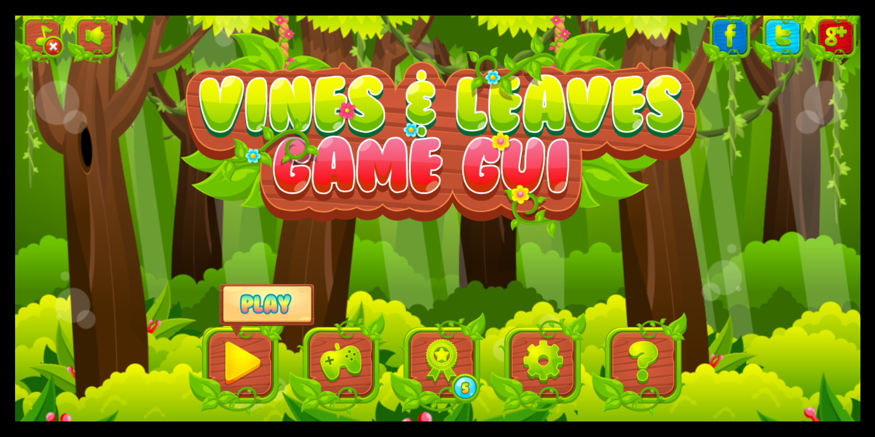 Vines and Leaves - Game GUI