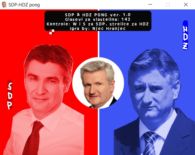 SDP - HDZ pong