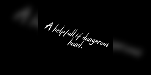 Cover image for A helpfull if dangerous hand.