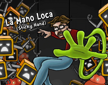 La Mano Loca (Sticky Hand) by Pedro Game Dev, Sergio Martínez, Koocachookies