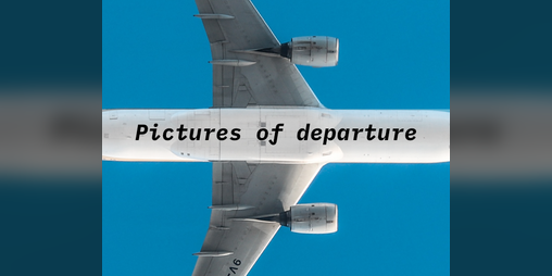 Cover image for Pictures of departure
