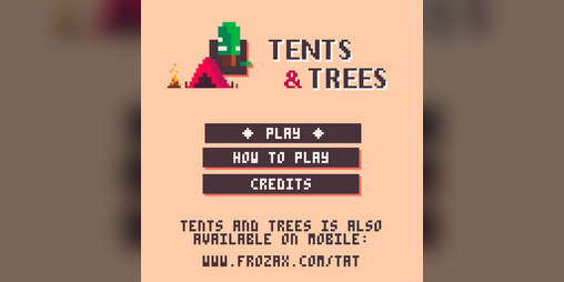 Cover image for Tents and Trees 8-bit