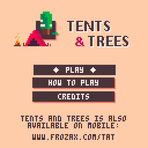 Cover image for Tents and Trees 8-bit