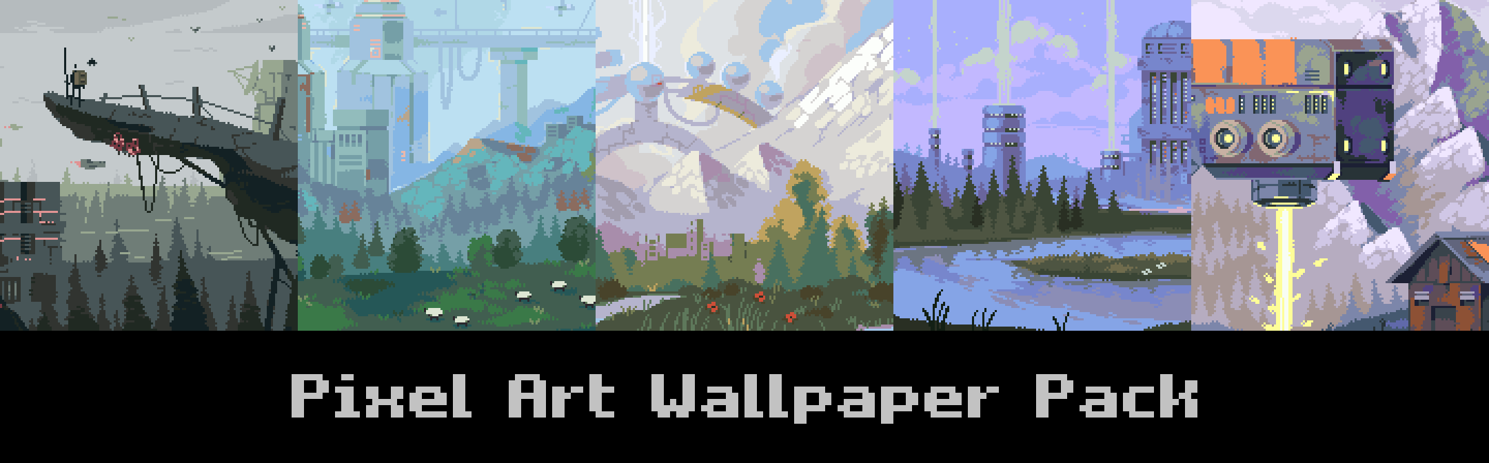 Free Pixel Art Wallpaper Pack