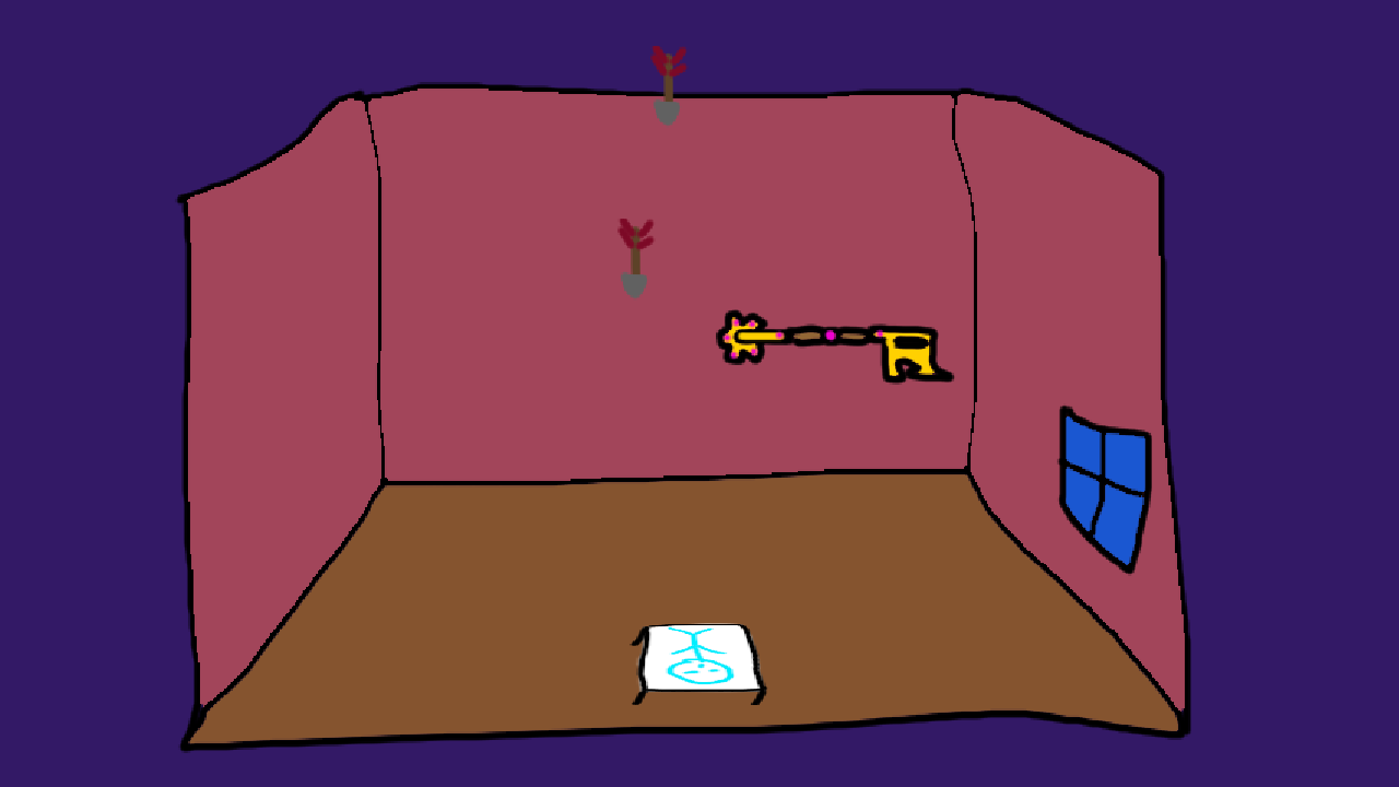 I'm asleep and you need to click on objects to help me.
