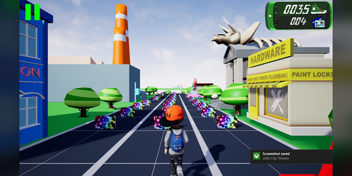 Cover image for Little City Thieves -The Endless Runner-