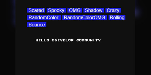 Cover image for GDevelop 5 Text Effects