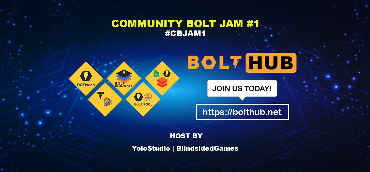 Community Bolt Jam #1 - Hosted by Yolo Studio & BlindsidedGames