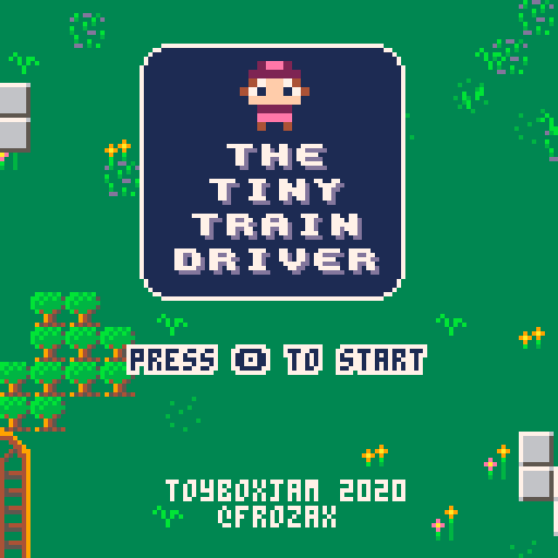 Cover image for The Tiny Train Driver