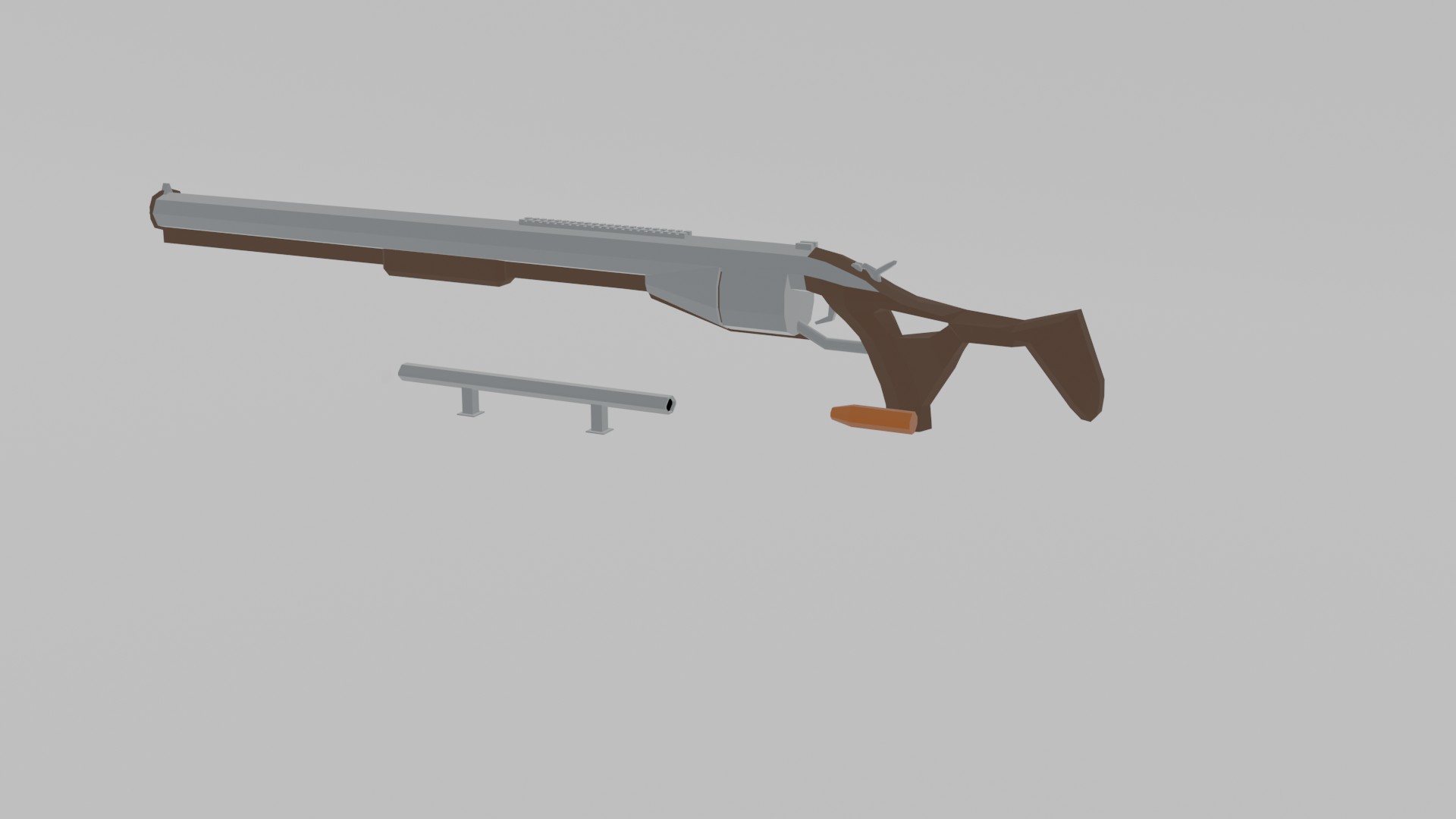 Low Poly Long Rifle