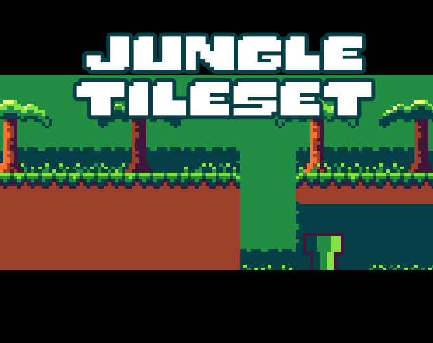 Jungle Tileset - Free Jungle Tileset by Mikiz