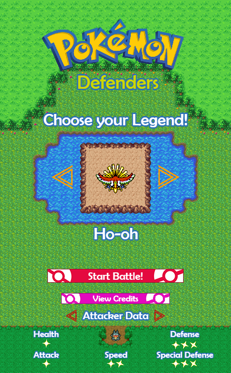 Cover image for Pokémon Defenders Beta