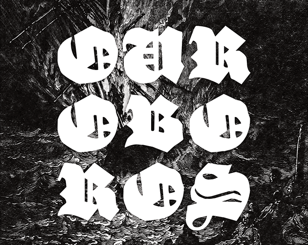 Cover image for Boarding the Ouroboros - for MÖRK BORG