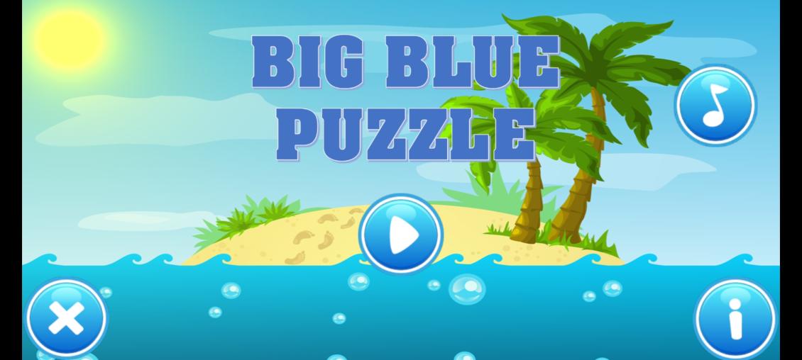 Cover image for Blue Big Puzzle
