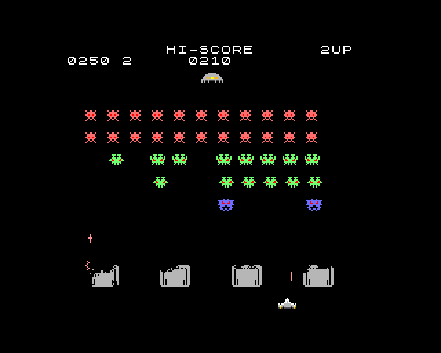 SpecNext Invaders (ZX Spectrum Next) by howprice