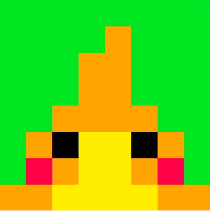 Pikachu, Flowerfield, Riceballs on fire, and Hang's new year wishes