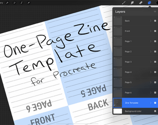 One-Page Zine Template   - Templates for creating one-page zines 