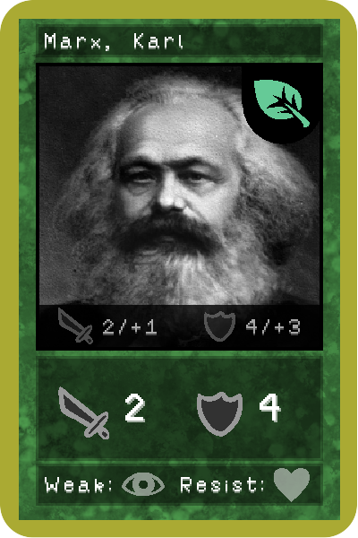 Karl Marx card