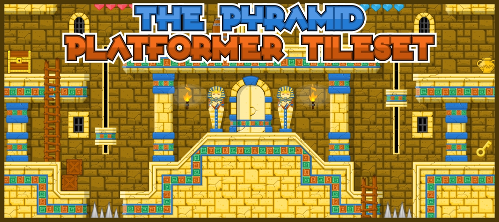 The Pyramid - Platformer Tileset