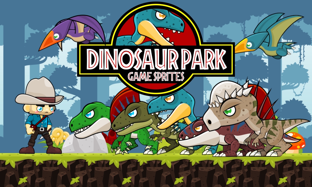 Dinosaur Park - Game Sprites