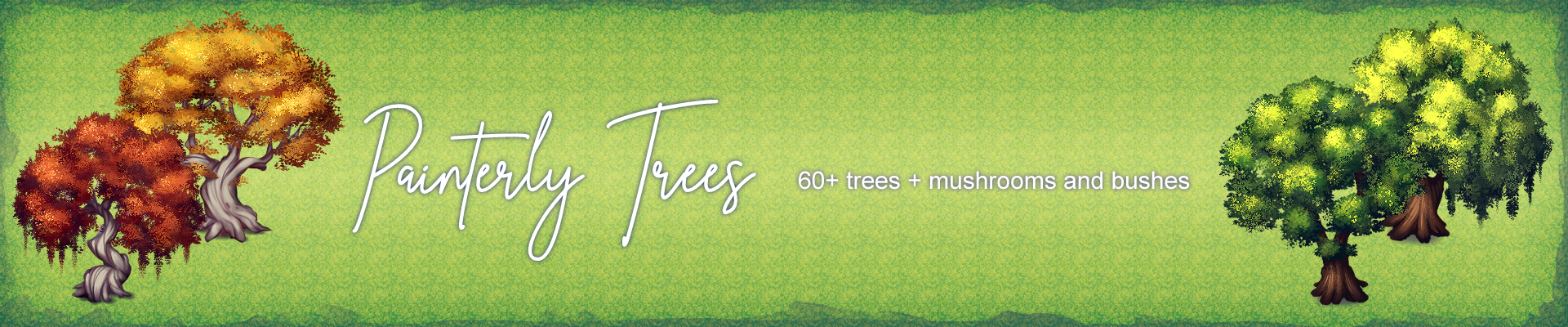 Painterly Trees Asset Pack