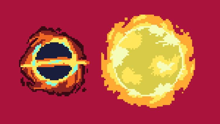 +98 new sprites and Patreon - 250+ Pixel art planets by 🌻Helianthus Games🌻