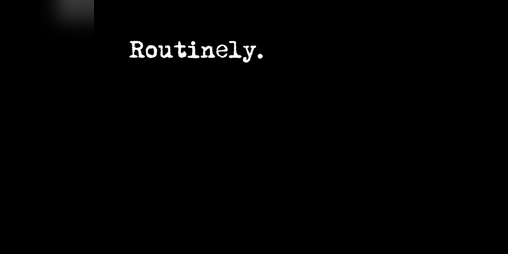 Cover image for Routinely