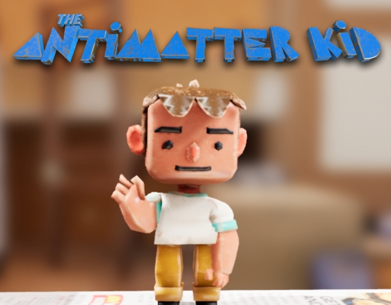 Cover image for The Antimatter Kid