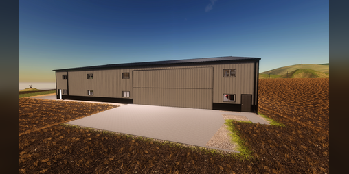 Cover image for FS19 81x120 Shop Black Grey