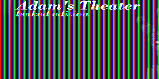 Cover image for Adam's theater