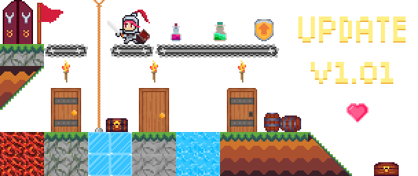 Simple platformer - asset pack (update) V1.01