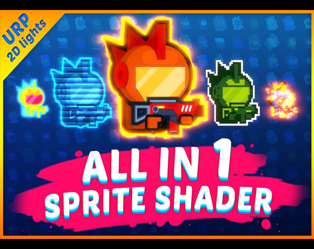 All In 1 Sprite Shader for Unity - Demo by GeriBP